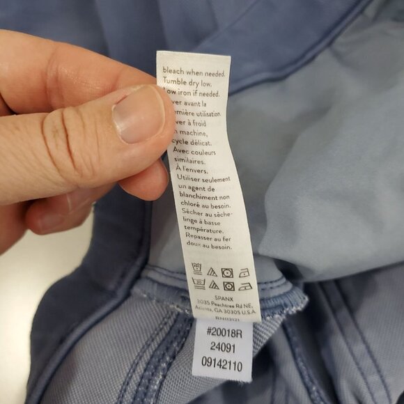 Spanx Womens Jean-ish Ankle Jeggings Size M Medium Wash Blue 20018R - Picture 9 of 12